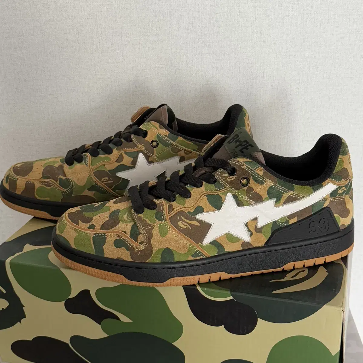 Bape Sta Low Green Black Gum